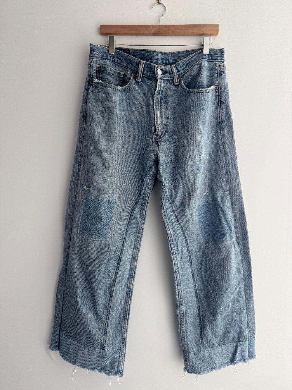B Sides Vintage Reworked Culottes, Size 30